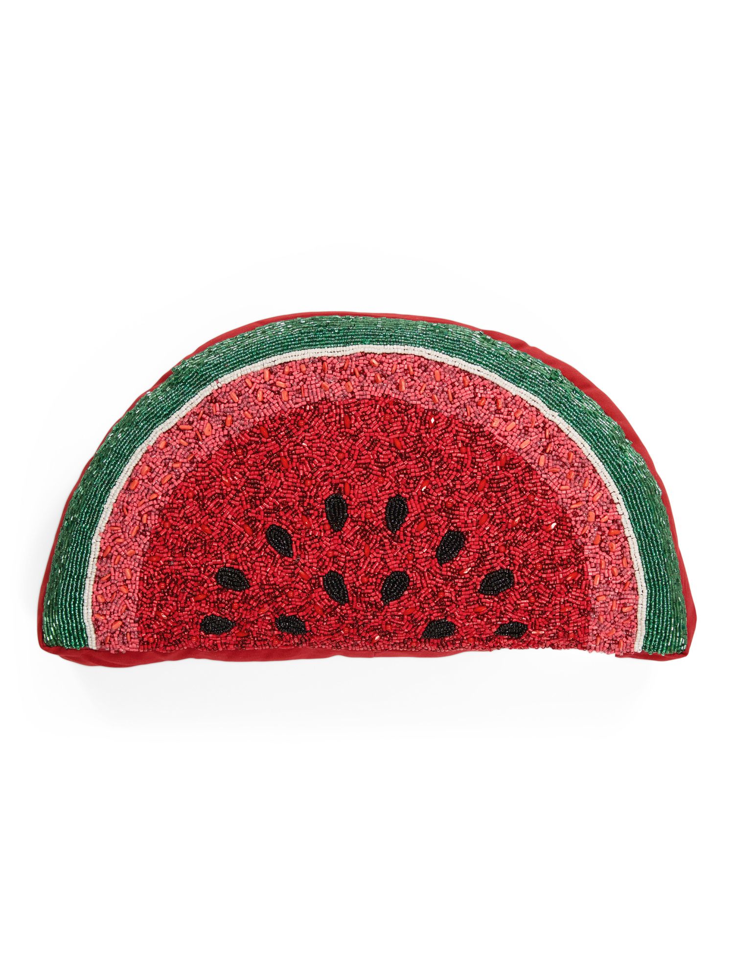 10x18 Beaded Front Watermelon Pillow | TJ Maxx