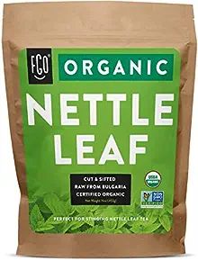 Organic Nettle Leaf | Herbal Tea (200+ Cups) | Cut & Sifted | 16oz Resealable Kraft Bag | 100% Ra... | Amazon (US)