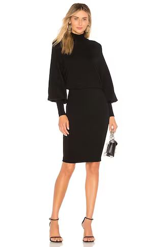 L'Academie The Jen Sweater Dress in Black from Revolve.com | Revolve Clothing (Global)