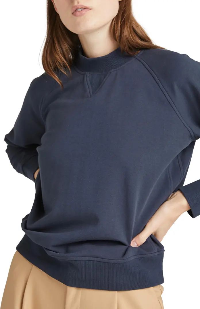 Mock Neck Terry Sweatshirt | Nordstrom