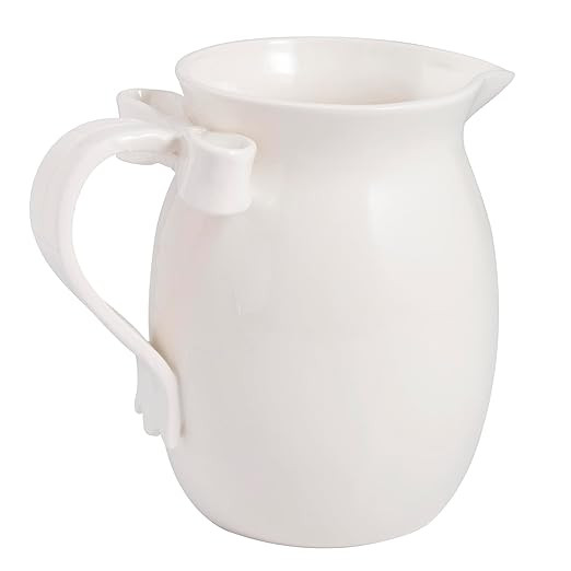 Mud Pie Stoneware White Bow Pitcher | Amazon (US)
