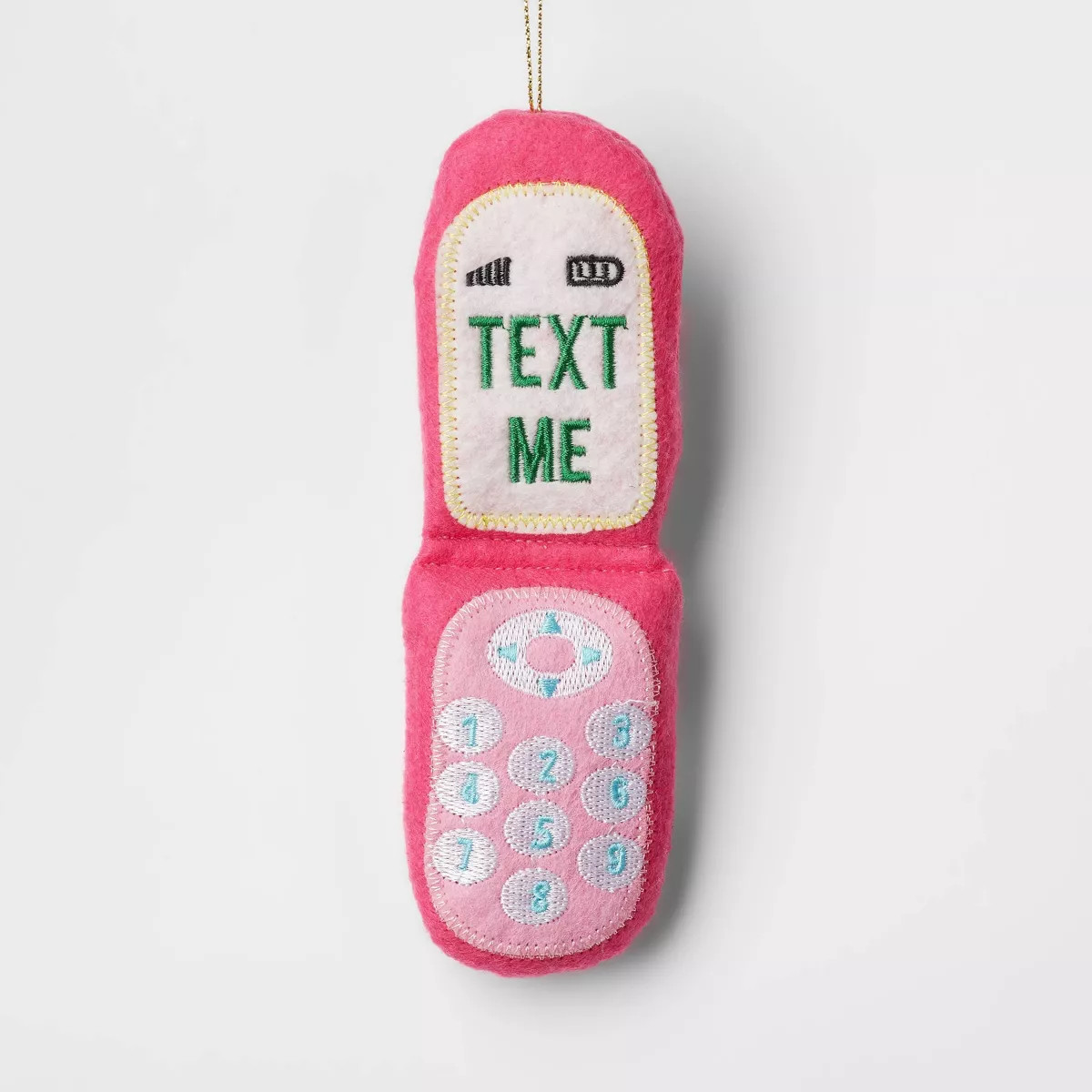 Fabric 'Text Me' Cell Phone Christmas Tree Ornament Pink - Wondershop™ | Target