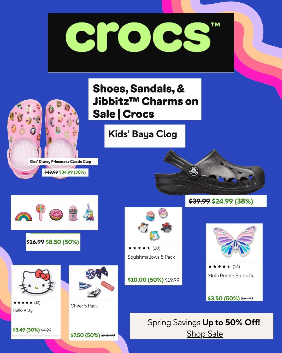 🚨 50% OFF CROCS 🚨Best time to grab a pair (or two 👀)These always sell out fast during sales so don’t wait!!#LTKsalealert #dealhunter #amazondeals #springfinds

#LTKmomlife #LTKSaleAlert #LTKHome