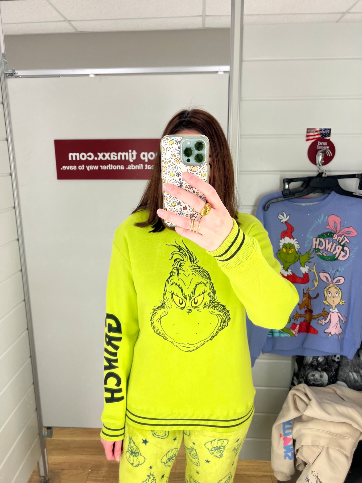 Grinch fuzzy sweatshirt (small). Grinch fuzzy sweatpants (small). #pajamas #fuzzysweatshirt #grinchsweatshirt #grinchsweatpants #grinchpajamas #sweatshirt #sweatpants #fuzzysweatpants Holiday Party 

#LTKFindsUnder50 #LTKFindsUnder100 #LTKHoliday