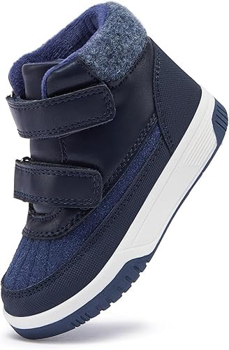 BMCiTYBM Toddler Snow Boots Boys Girls Winter Warm Shoes High Top Outdoor Sneakers for Cold Weath... | Amazon (US)