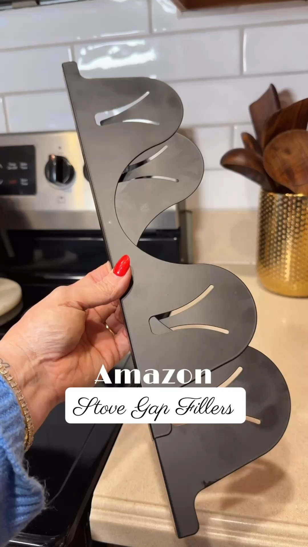 Stove gap fillers are such a simple kitchen upgrade 🙌 They help keep crumbs and spills from falling between the stove and counter.

#LTKhome #LTKkitchen #LTKfinds #KitchenMustHaves #HomeFinds #AmazonFinds #KitchenOrganization #CleanKitchen #HomeEssentials #SimpleHomeHacks