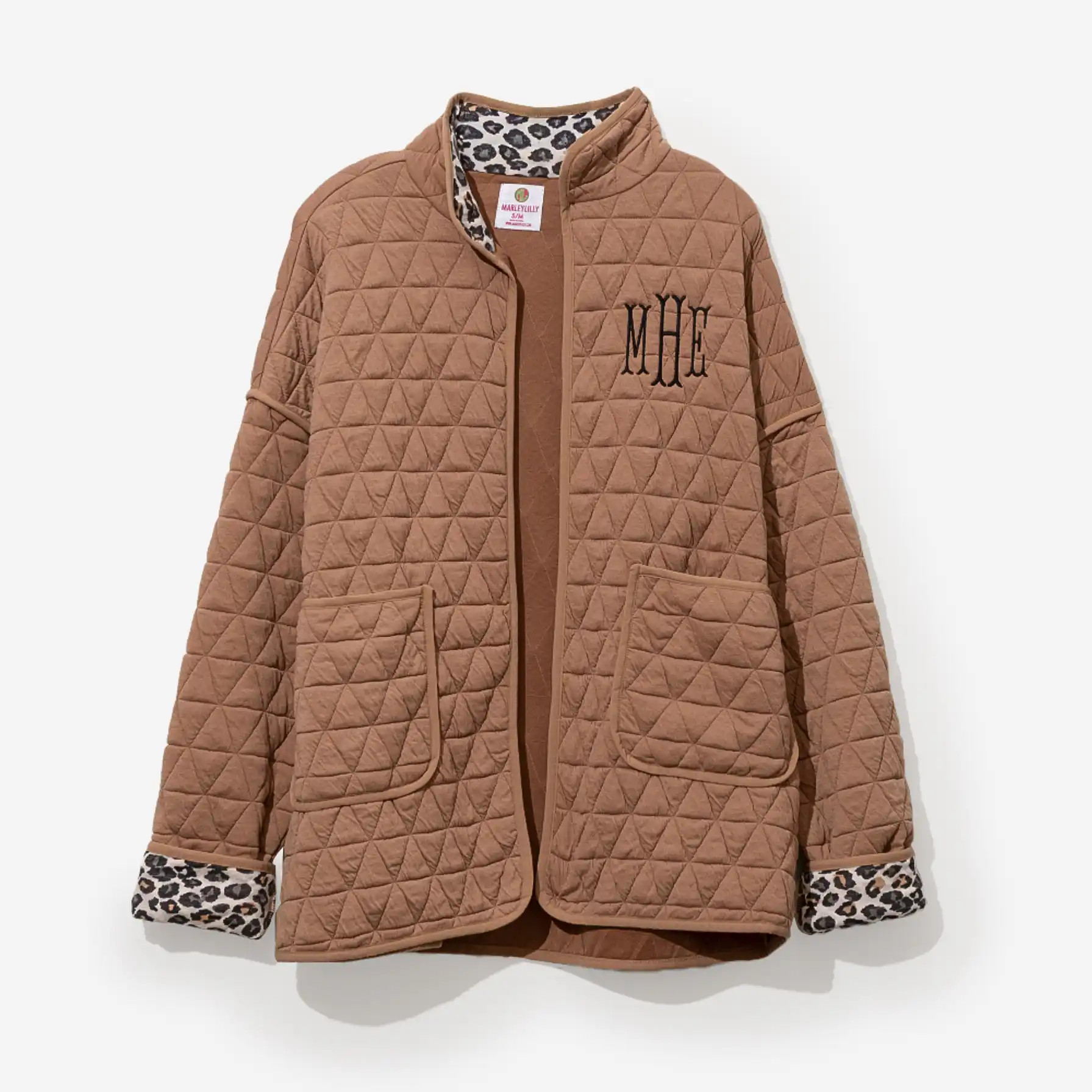 Personalized Quilted Coat | Marleylilly