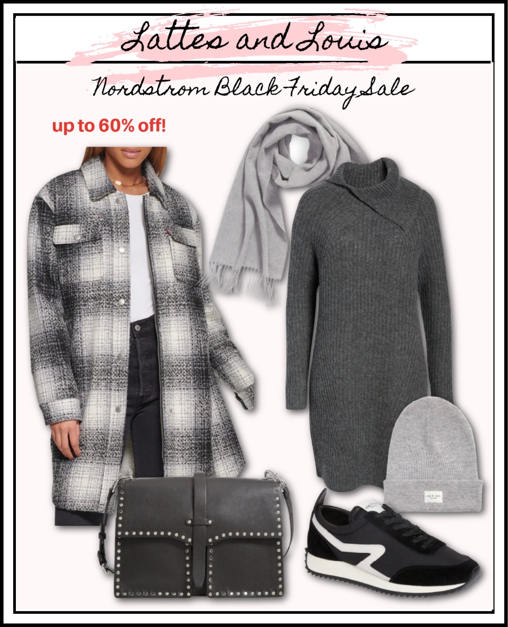 Up to 60% off during the Nordstrom Black Friday sale! 

Winter outfit, plaid shacket, sweater dress, rag and bone retro sneaker, scarf

#LTKCyberweek #LTKstyletip #LTKsalealert