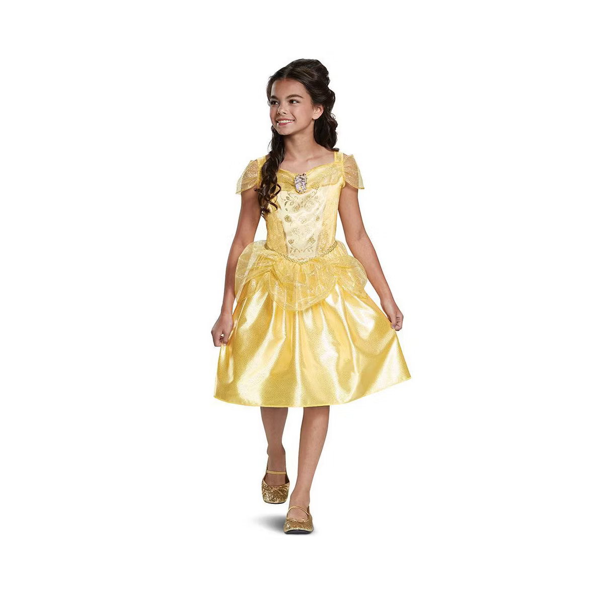 Disney Beauty and the Beast Princess Belle Toddler Halloween Costume Dress XS (3-4T): Belle Costu... | Target