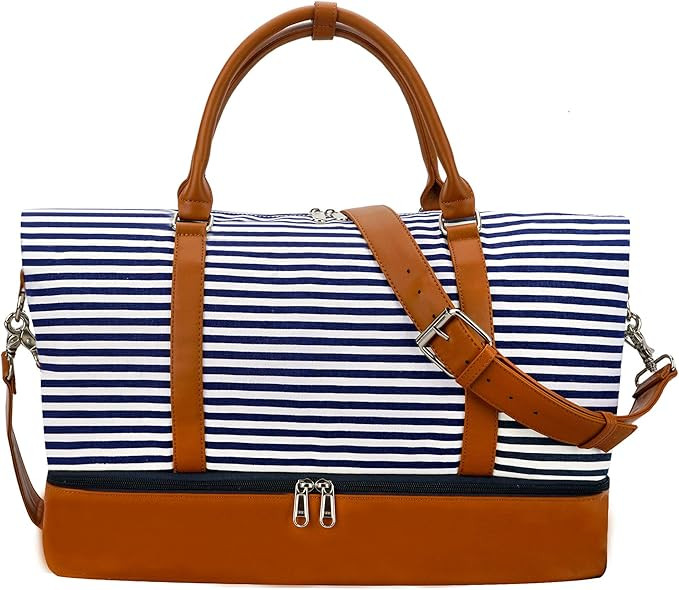 Bodaon Weekender Bag for Women/Men, Carry on Overnight Duffel, Carrying Weekend Travel Bags for L... | Amazon (US)