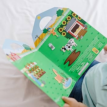 Melissa & Doug Puffy Sticker Play Set - On the Farm - 52 Reusable Stickers, 2 Fold-Out Scenes - F... | Amazon (US)