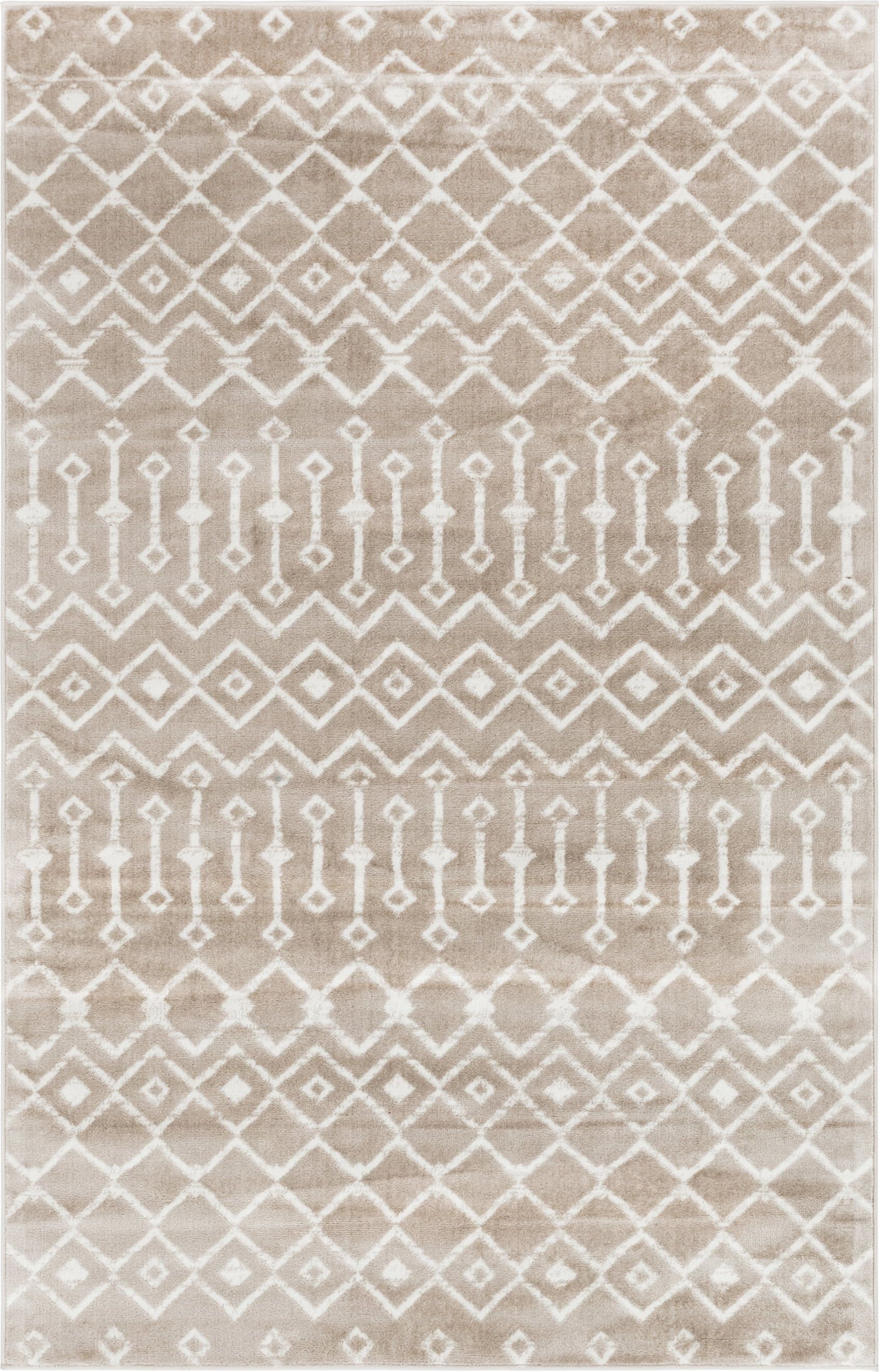 Unique Loom Moroccan Trellis Contemporary Area Rug or Runner | Walmart (US)