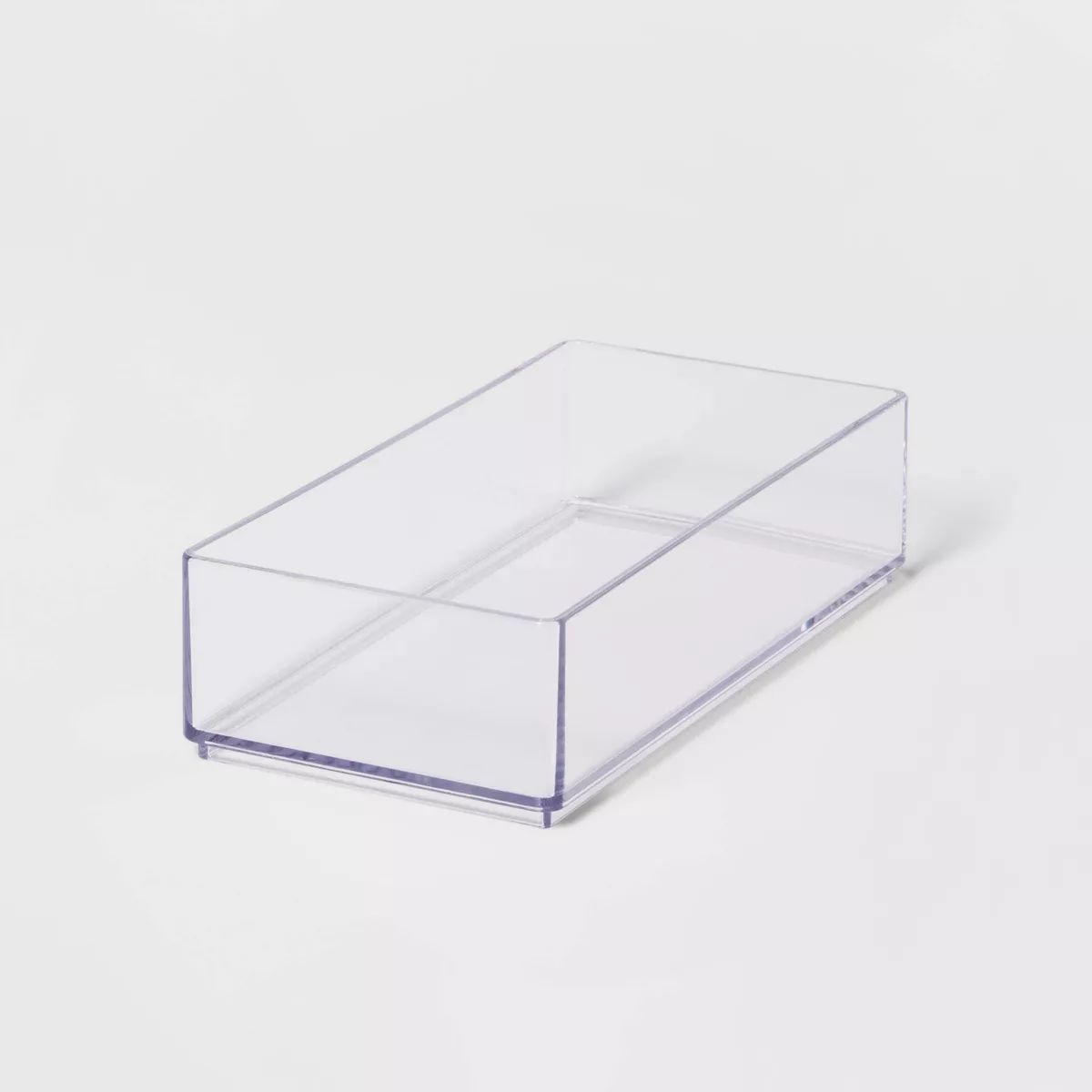 Large 12" x 8" x 2" Plastic Organizer Tray Clear - Brightroom™ | Target