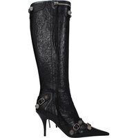Balenciaga Boots Women Leather Black | Balardi (US & Canada)