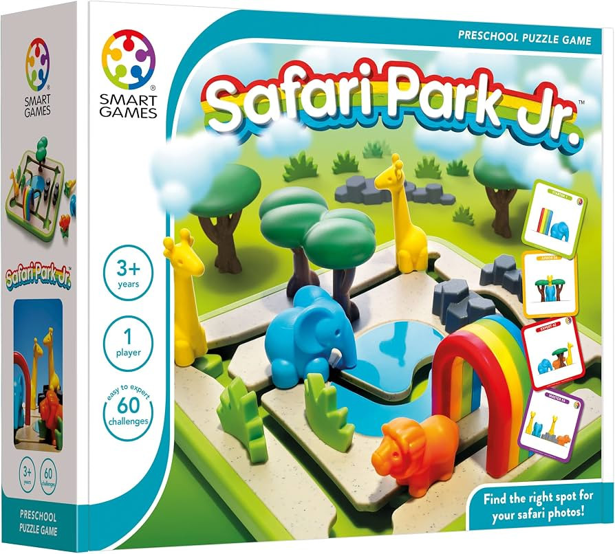 SmartGames Safari Park Jr. \u2014 Preschool Navigation & Matching Logic Puzzle | 60 Challenges | ... | Amazon (US)