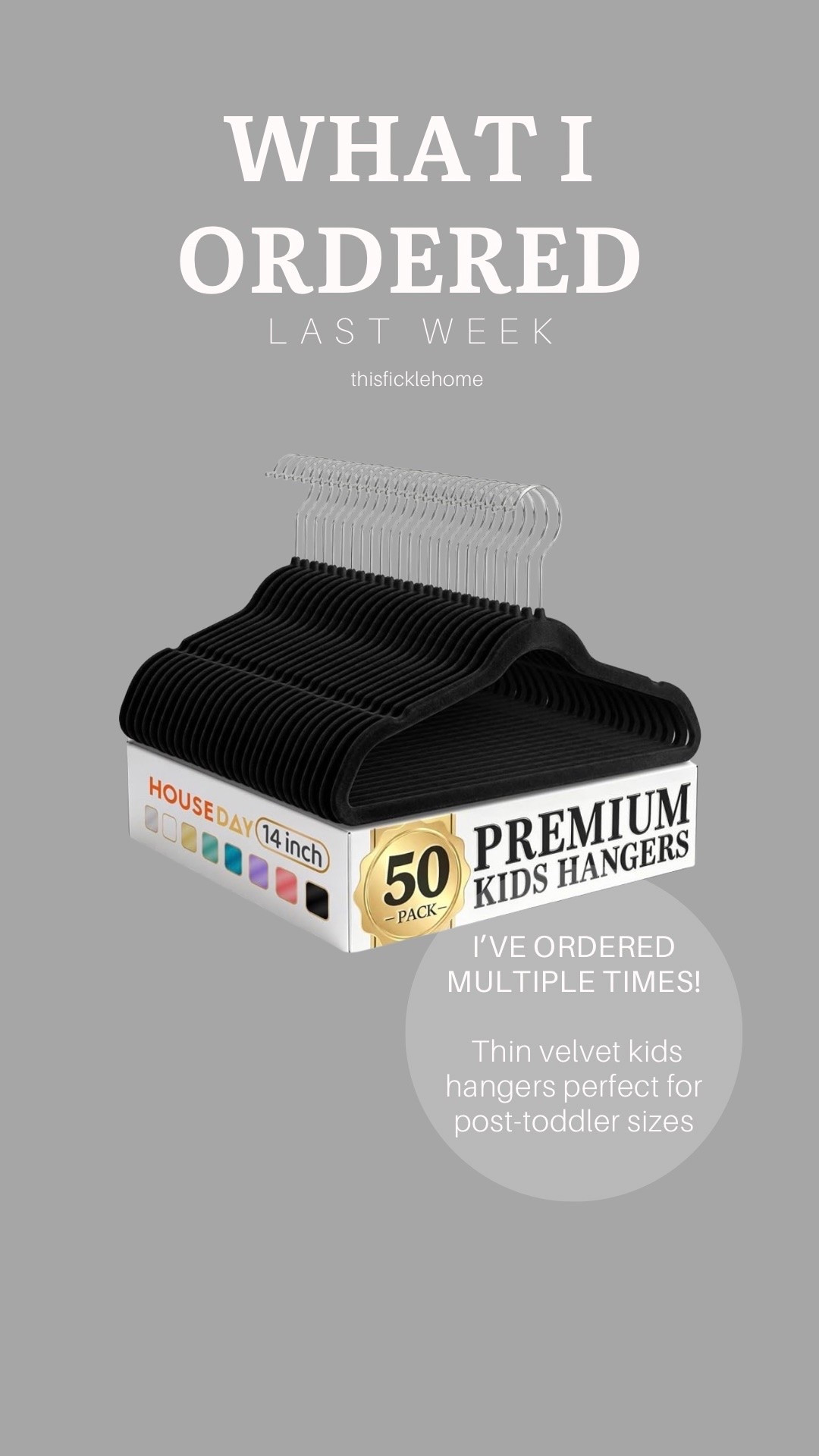 Kids clothes hangers that save on space!

Velvet clothes hangers for kids

#LTKHome #LTKKids