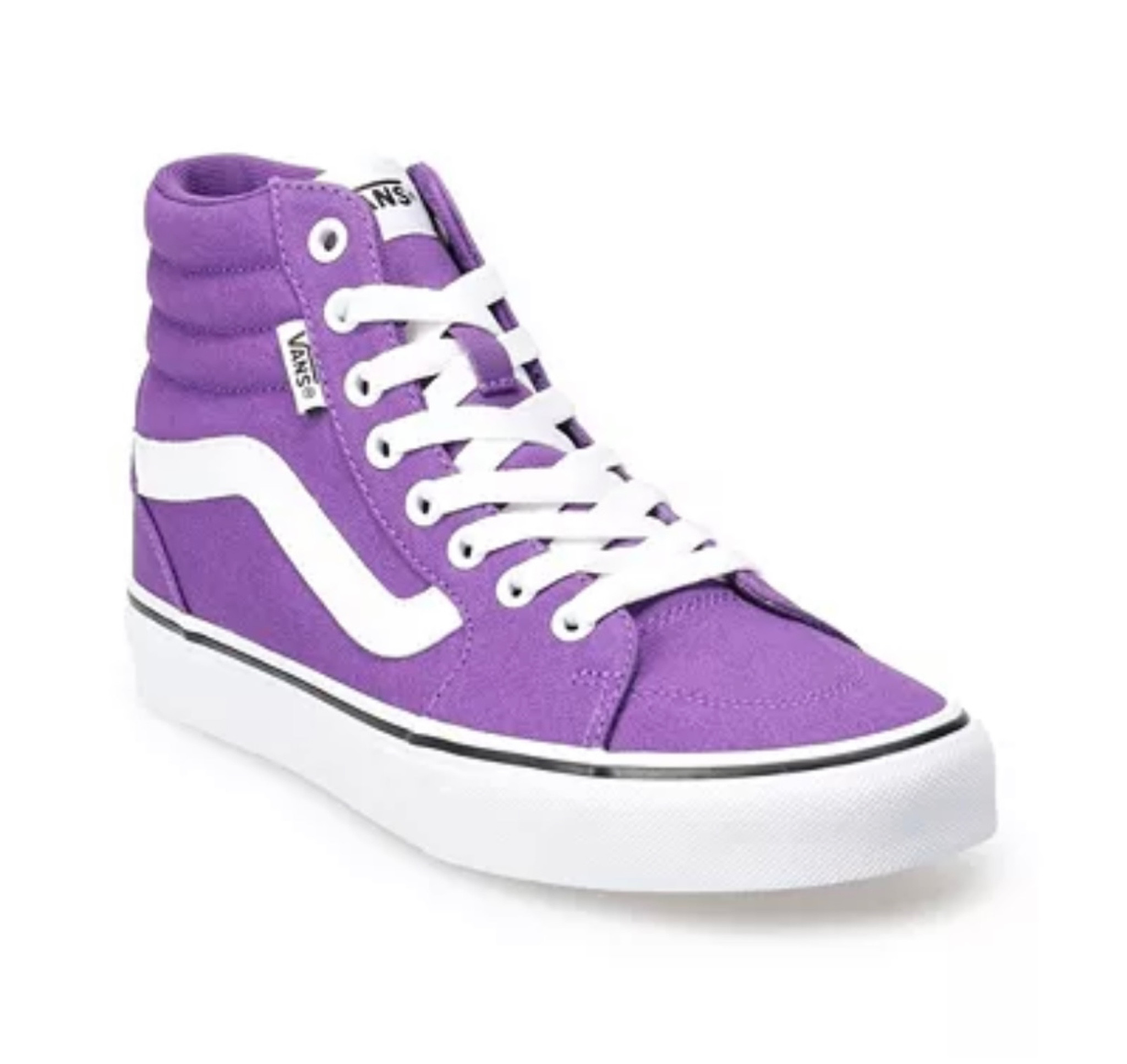 Purple high top Vans

#LTKshoecrush