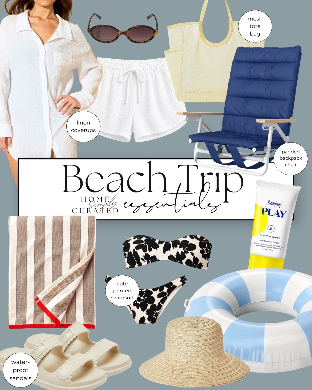 Pack these beach trip essentials for your summer vacation! ☀️ 

Target finds, beach trip essentials, summer vacation, beach trip must haves, linen coverup, white button up, Target style, beach chair, linen shorts, swimsuit, beach sandals

#LTKSeasonal #LTKTravel #LTKgrwm