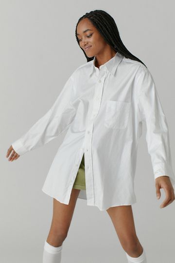 Urban Renewal Vintage Solid Oversized Men’s Button-Down Shirt | Urban Outfitters (US and RoW)