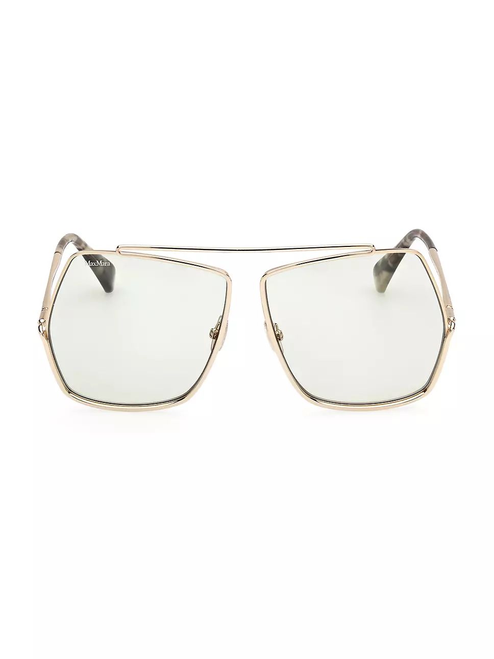 Max Mara Elsa 64MM Geometric Sunglasses | Saks Fifth Avenue