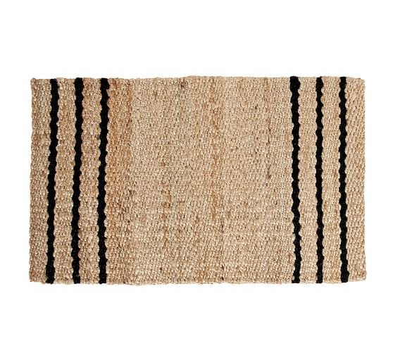 Three Striped Jute Doormat | Pottery Barn (US)