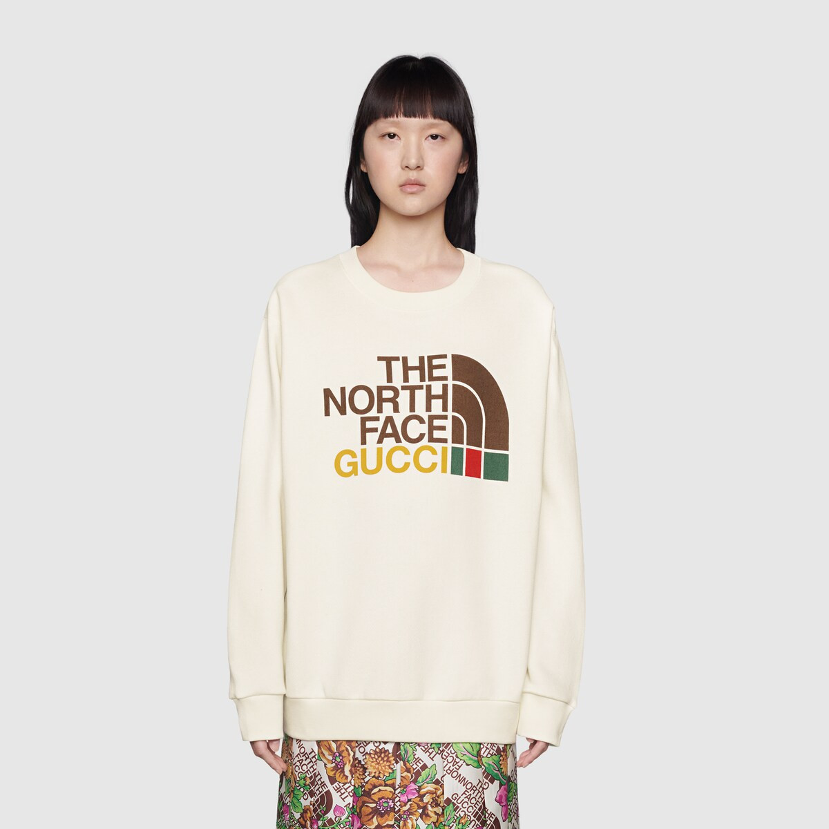Gucci - The North Face x Gucci cotton sweatshirt | Gucci (US)