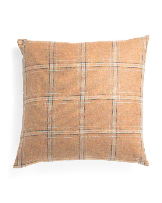 20x20 Made In Usa Merino Wool Blackburn Plain Feather Filled Pillow | TJ Maxx