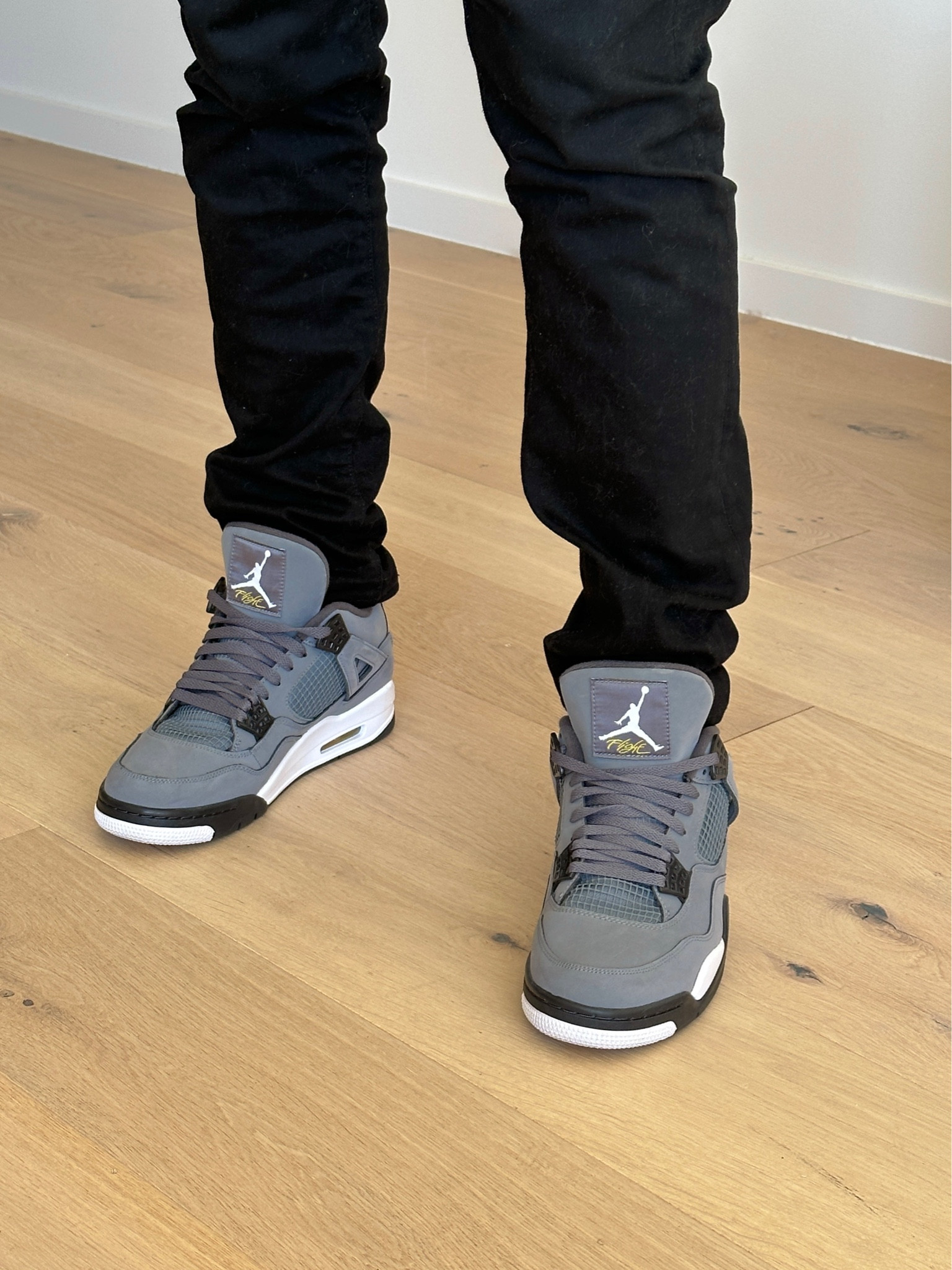 Jordan retro 4 cool grey on feet best sale