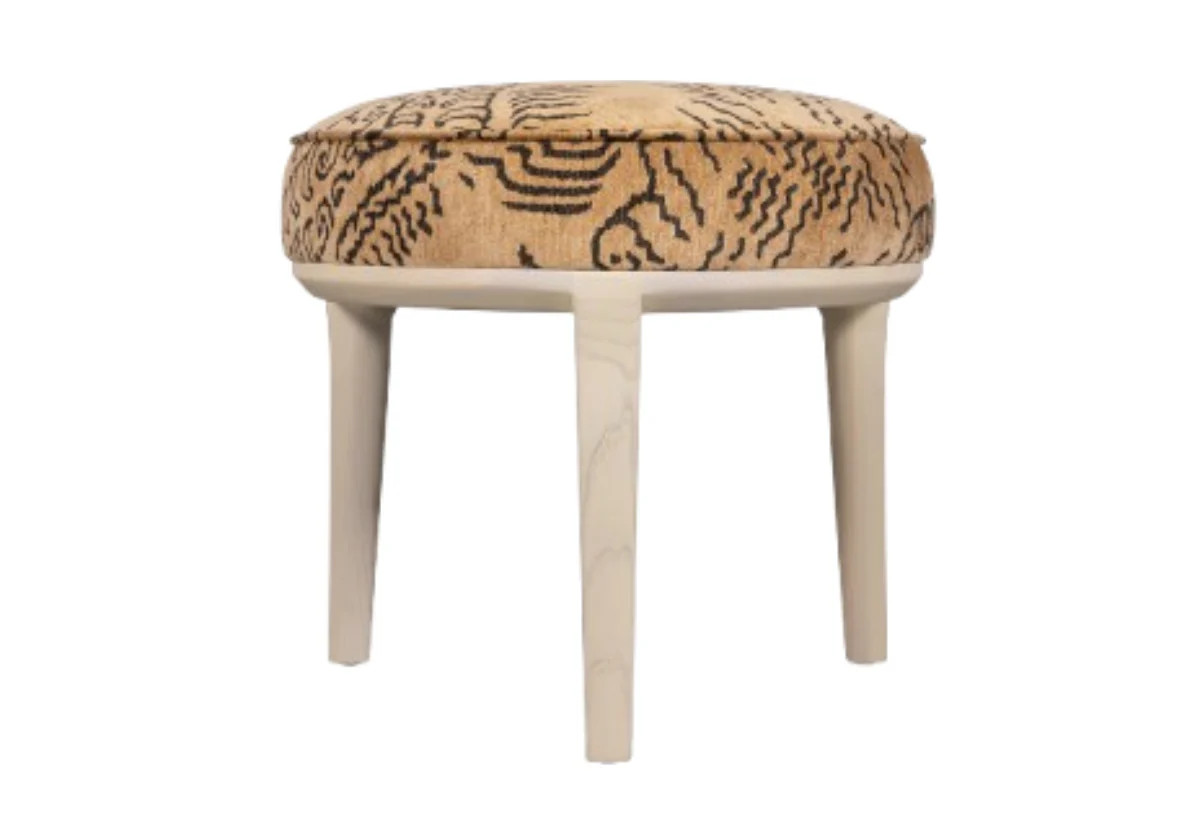 STEVIE OTTOMAN | Tiger | Alice Lane Home Collection