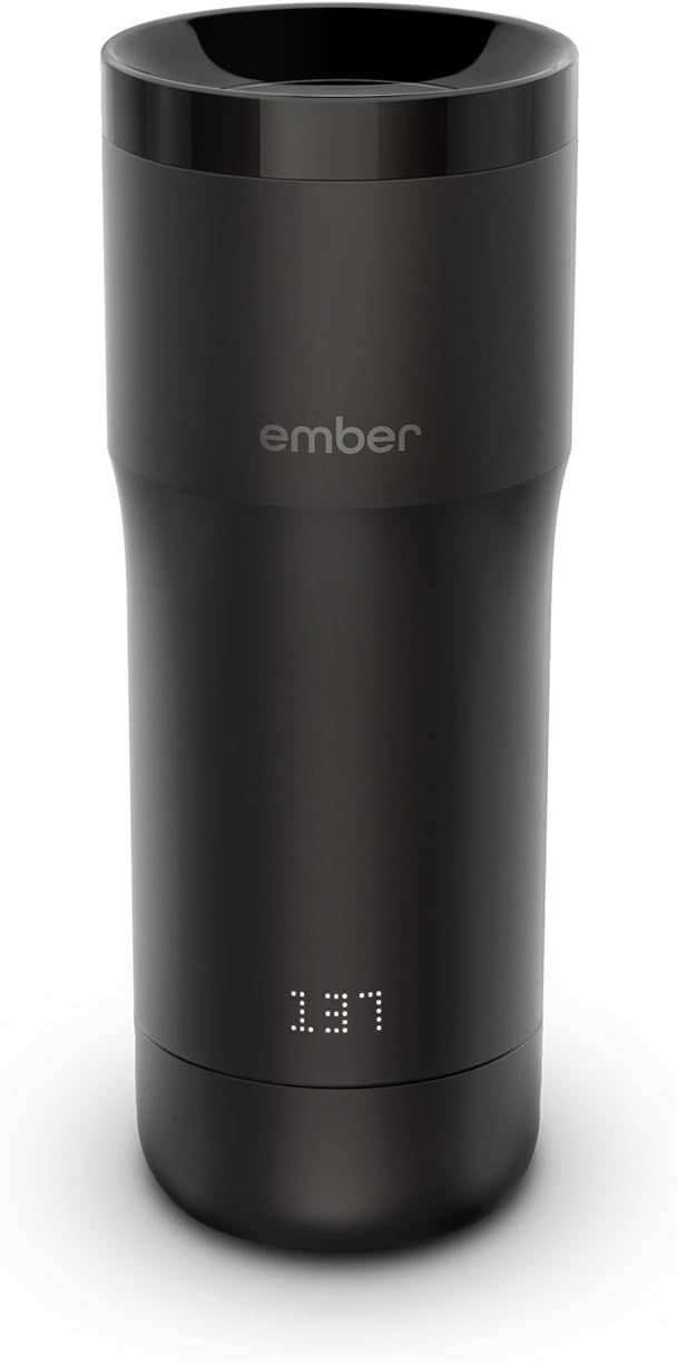 Ember Temperature Control Travel Mug, 12 Ounce, 2-hr Battery Life, Black - App Controlled Heated ... | Amazon (US)