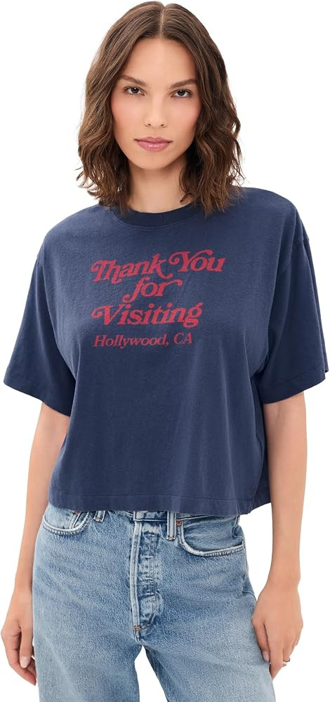 Madewell Women's The Boxy Crop Tee in Vintage Jersey | Amazon (US)