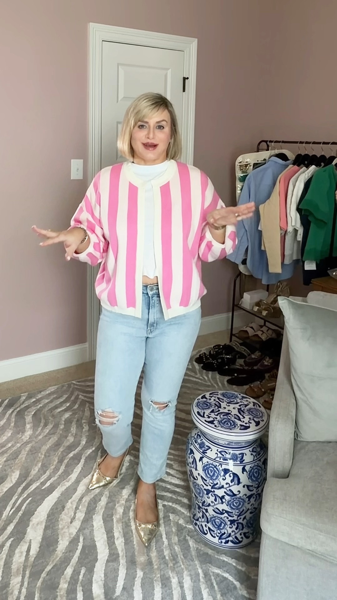Love this lightweight stripe cardigan! Comes in multiple color ways, runs big! I sized down to XS

amazon fashion, amazon matching set, casual chic outfit, women over 40 fashion, elevated casual style, summer outfit ideas, comfy chic outfit, amazon dress alternative, sporty chic style, travel outfit, everyday outfit, classic casual style, amazon outfit ideas, effortless style, neutral outfit, casual summer outfit, over 40 style, polished casual outfit, amazon finds, easy outfit ideas, cardigan, pink, stripes, striped cardigan

#LTKootd #LTKOver40 #LTKmomlife