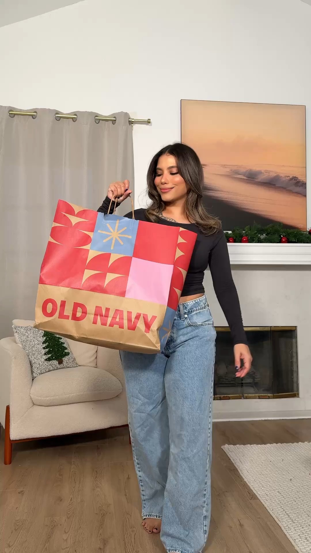 Old Navy Holiday try on 🛍️
Sizes:
Jeans 8 petite
Black bow dress small
Polka dot dress small
Shorts sequence medium
Blazer top Medium
Red blouse XS 
Cropped button down Medium
Red cardigan small
Black sparkle sweater Large
Sequence midi skirt small 

#LTKHoliday #LTKCyberWeek