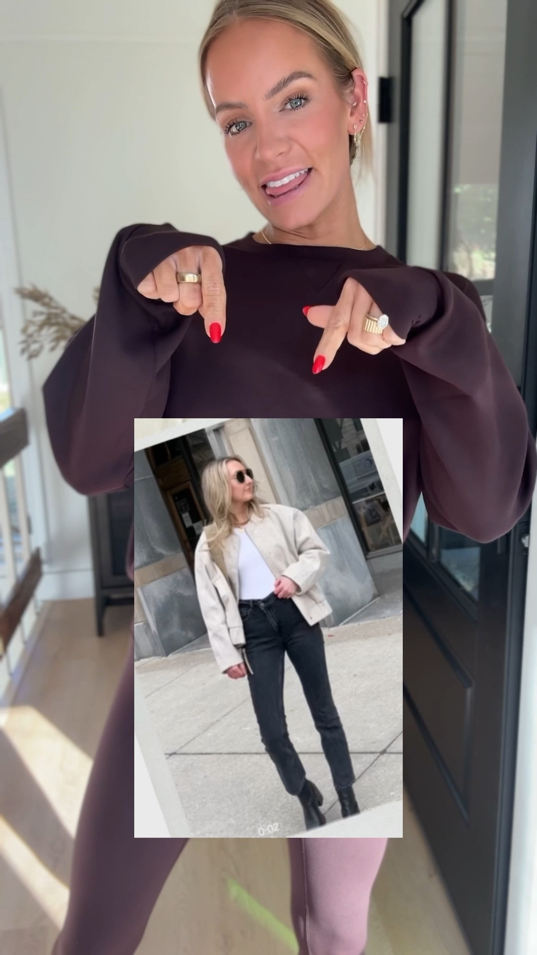 Let’s recreate another Pinterest look! 

Use code JESSICABXSPANX for 15% off & free shipping for first time orders with Spanx!

Starting set: small in both (Spanx)
Black tee: small 
White tee: medium 
Jacket: small 
Levi jeans: 25
Spanx jeans: small 

Woven mules: I sized up 1/2 size 