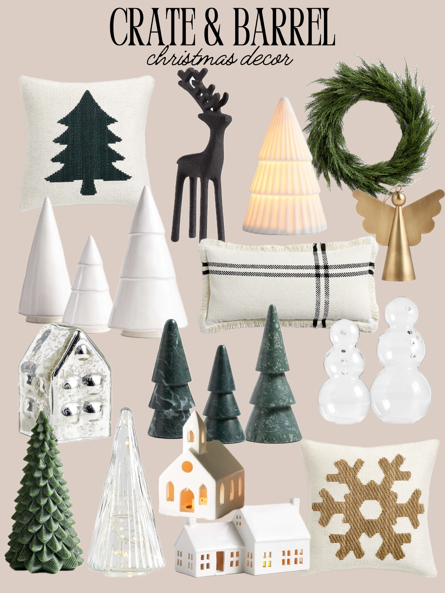 Crate & Barrel — Christmas Decor

#LTKSeasonal #LTKHome #LTKHoliday