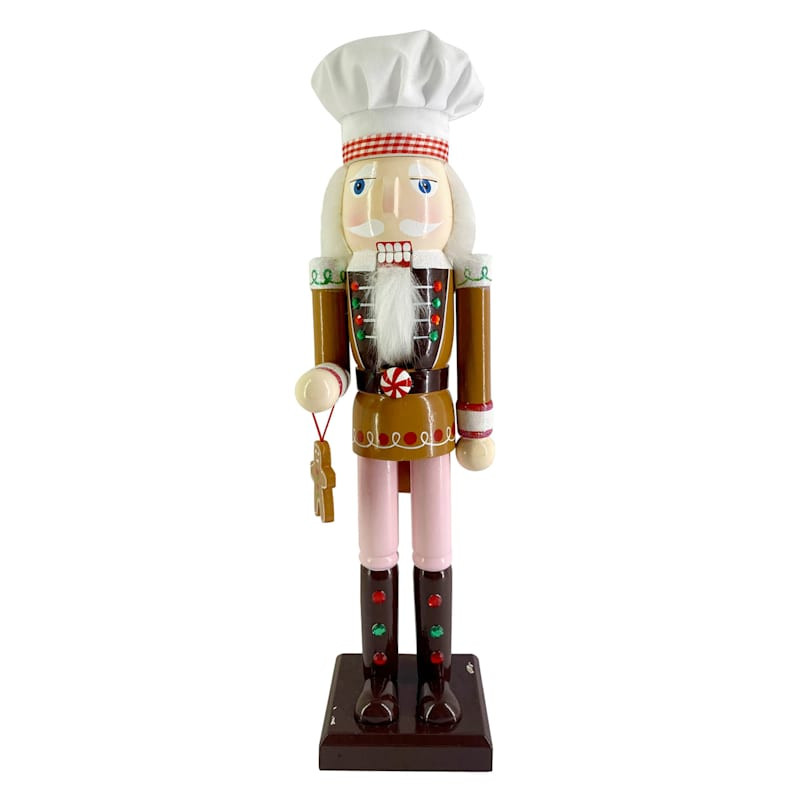 Chef Wooden Nutcracker, 15" | At Home