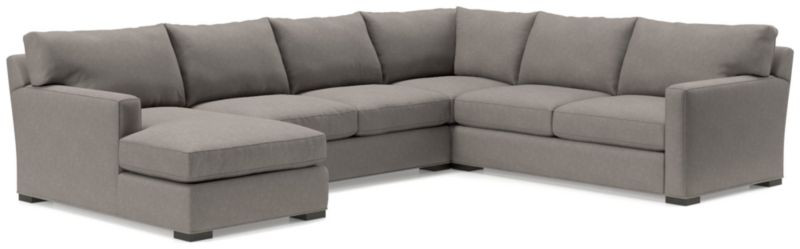 Axis II 4-Piece Sectional Couch + Reviews | Crate and Barrel | Crate & Barrel
