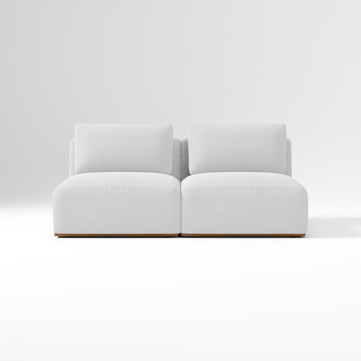 Quinten Modular Armless Sofa (68"–102") | West Elm (US)