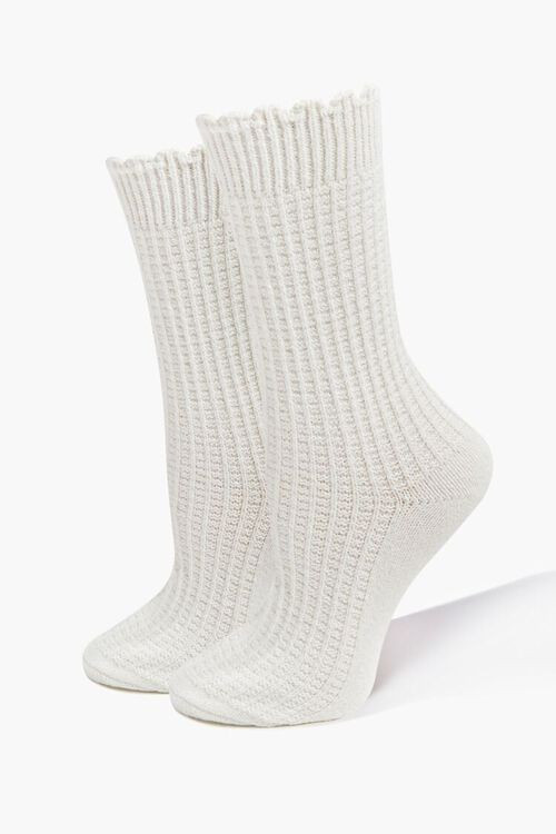 Scalloped Crew Socks | Forever 21 | Forever 21 (US)