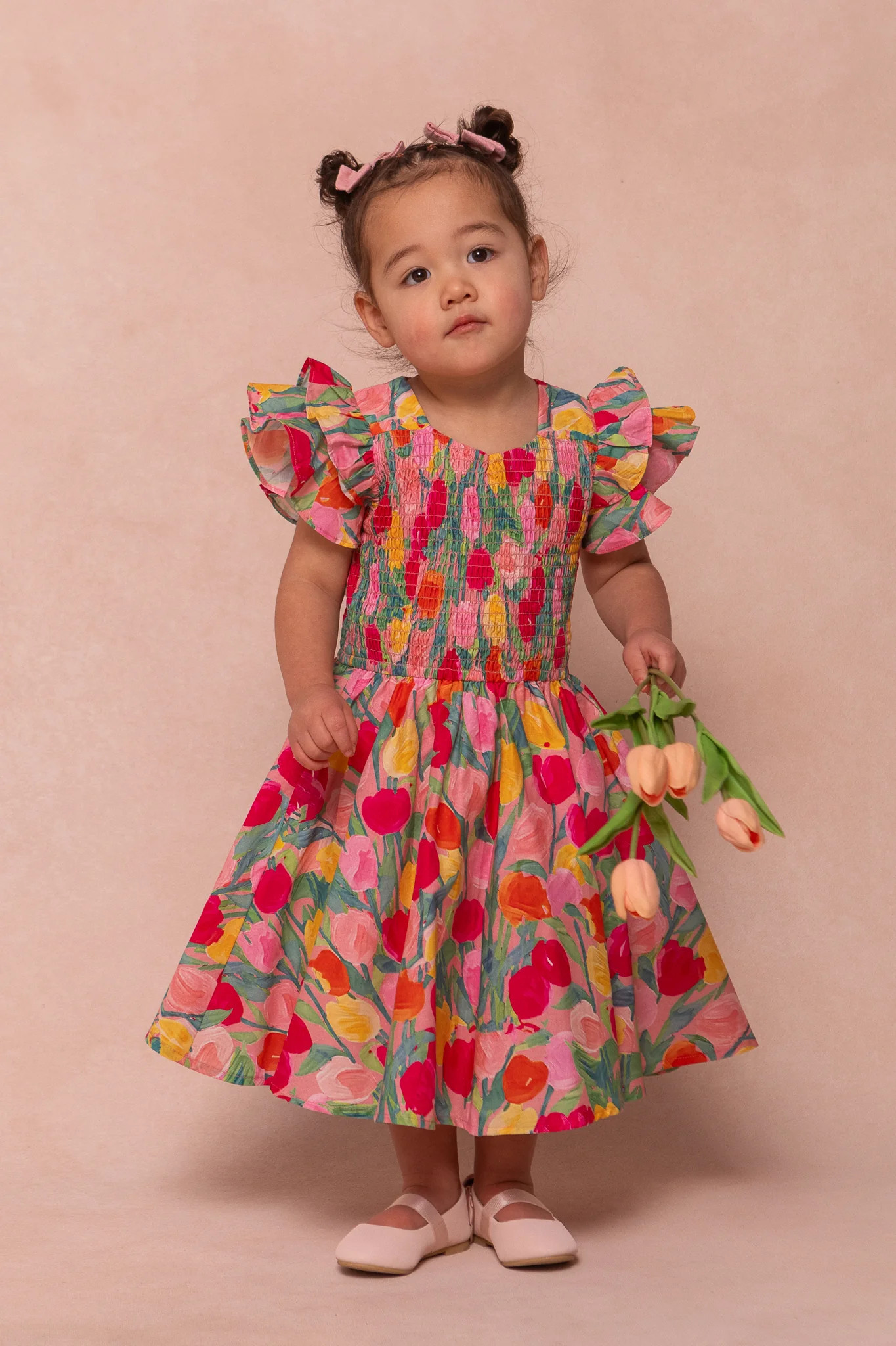 Mini Hattie Dress in Tulips | Ivy City Co