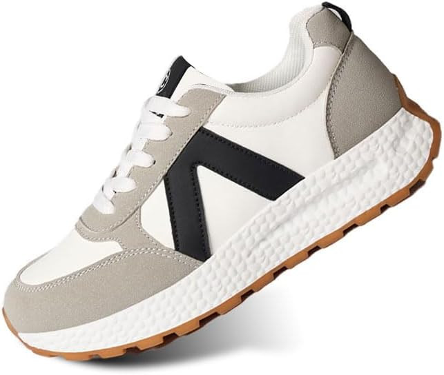 Sports Shoes for Women Athletic Walking Shoes Color Block Platform Classic Lace-up Shoes for Walking,Running,Shopping | Amazon (US)
