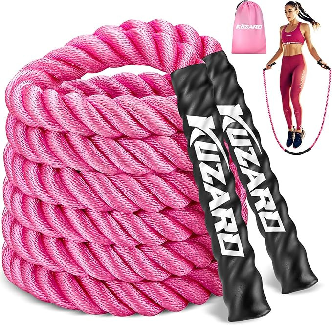 Jump Rope, Weighted Jump Rope for Women, Heavy Jump Ropes for Fitness, Adult Skipping Rope for Ho... | Amazon (US)