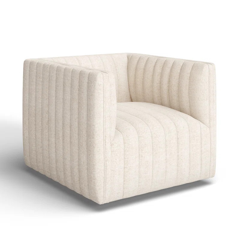 Brandt Upholstered Swivel Armchair | Wayfair North America