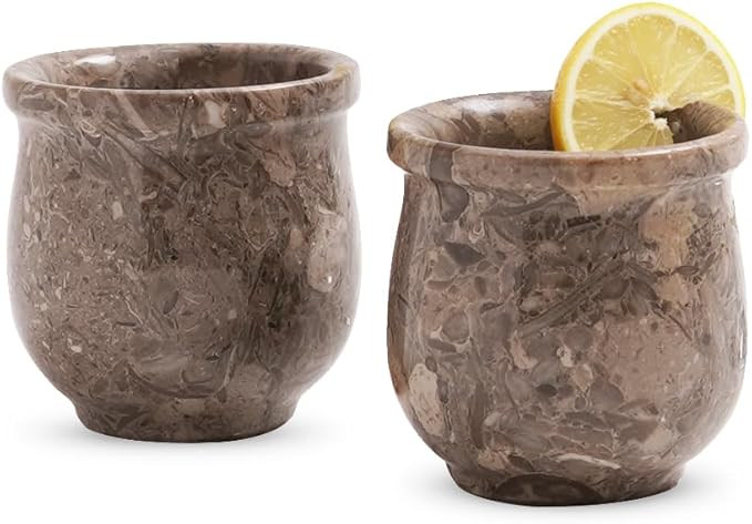 Radicaln Marble Shot Glasses 2" inches Oceanic handmade Drinking Glasses Set of 2 For Bar accesso... | Amazon (US)