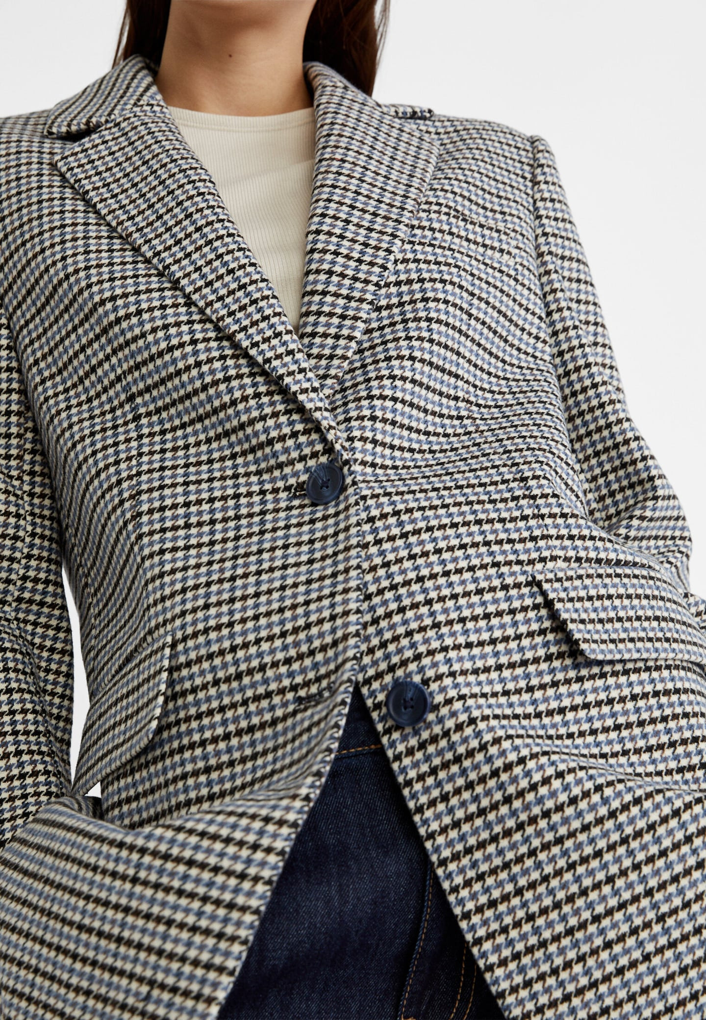 Regular fit blazer - Women's Sale | Stradivarius United Kingdom | Stradivarius (UK)