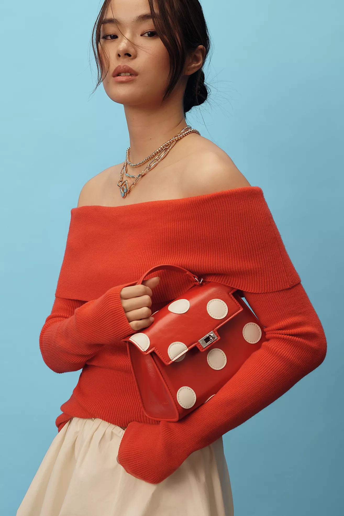 Melie Bianco Maisel Faux-Leather Top-Handle Bag | Anthropologie (US)