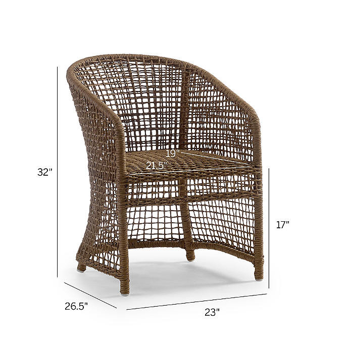 Liselle Dining Arm Chair | Frontgate | Frontgate