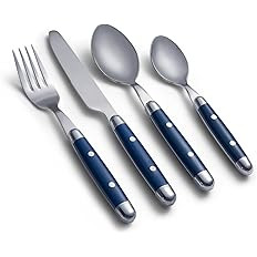Cambridge Silversmiths, Blue, Jubilee Flatware, Service for 4, 16 Piece Set | Amazon (US)