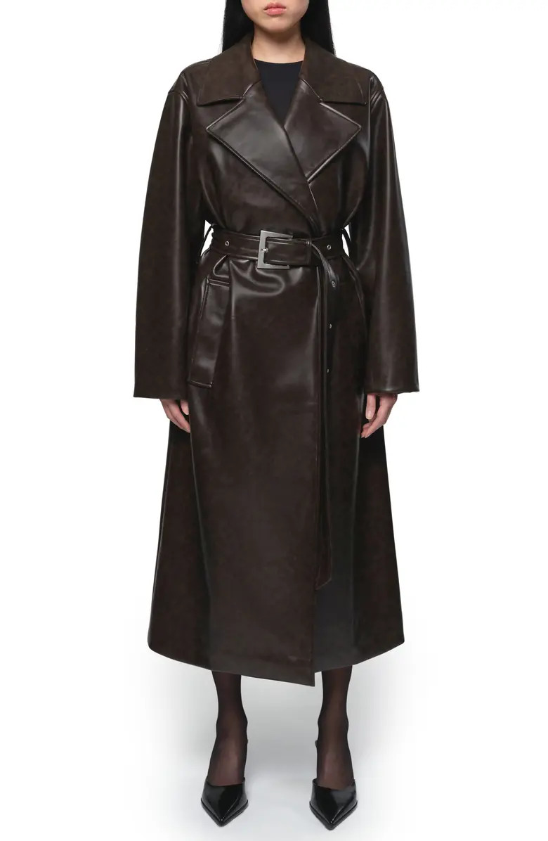 Apparis Tate Faux Leather Trench Coat | Nordstrom | Nordstrom