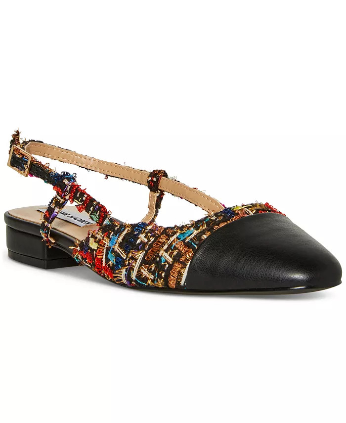 Women's Belinda Cap-Toe Slingback Flats | Macy's